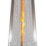 RADtec 93-Inch Tall Stainless Steel Pyramid Propane Patio Heater 93-PYR-FLM-SS