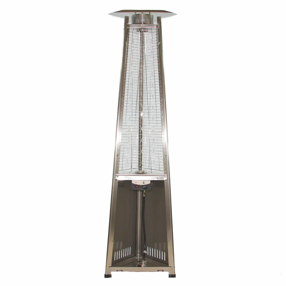 RADtec 93-Inch Tall Stainless Steel Pyramid Propane Patio Heater 93-PYR-FLM-SS