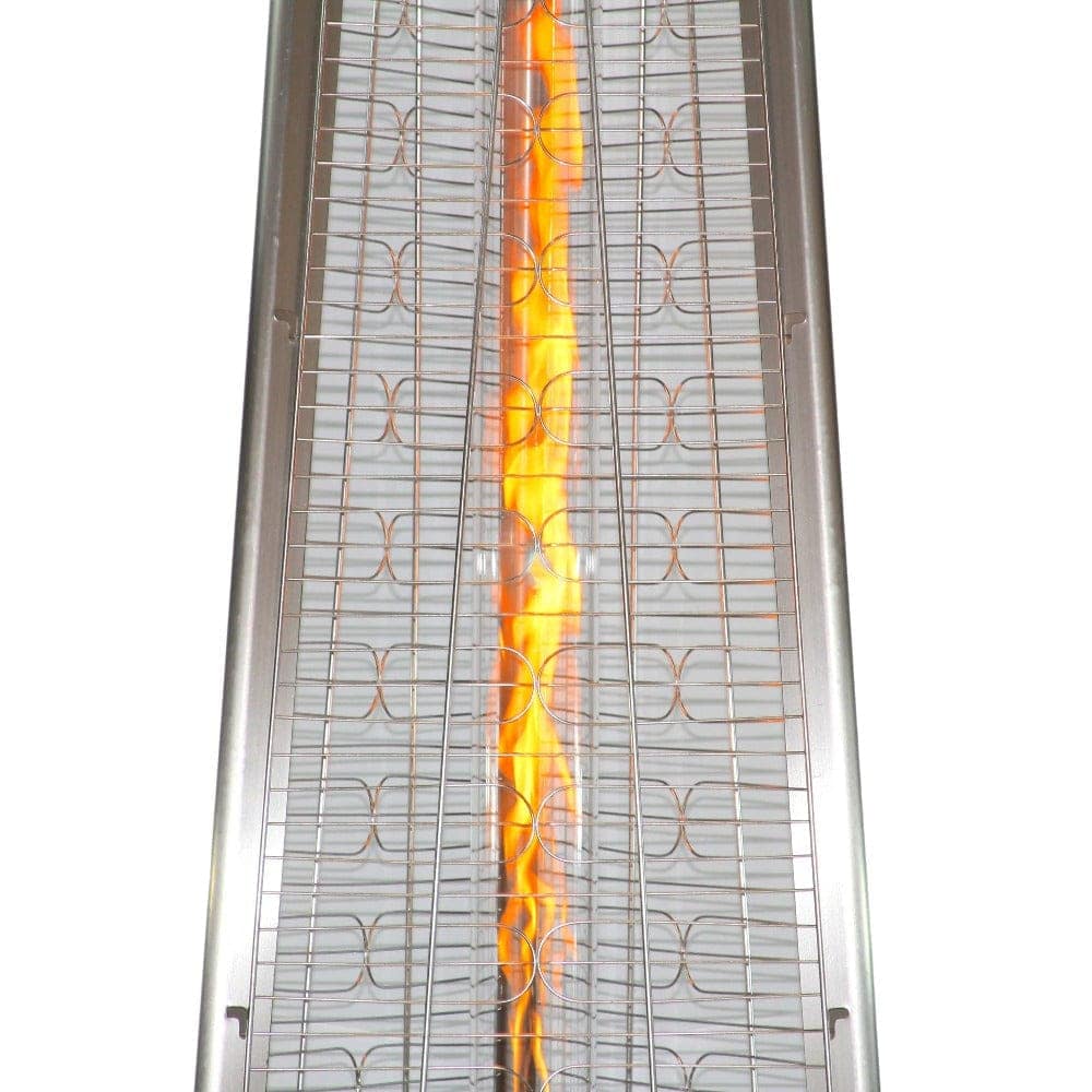 RADtec 93-Inch Tall Stainless Steel Pyramid Natural Gas Patio Heater 93-NTR-GAS-PYR