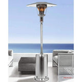 RADtec Real Flame 96-Inch Tall Stainless Steel Natural Gas Patio Heater 96-NTR-GAS-SS