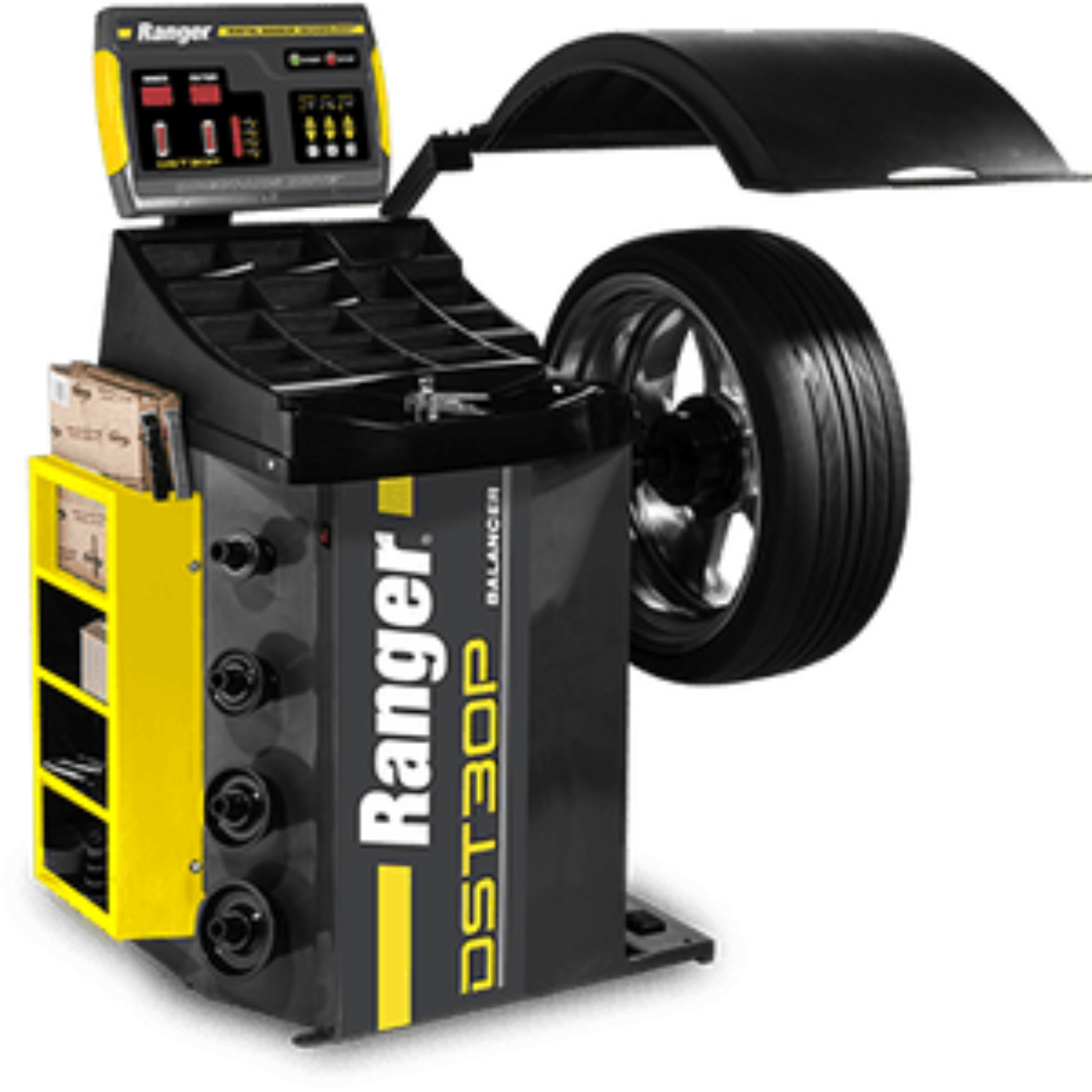 Ranger R76ATR Tire Changer + DST30P Wheel Balancer + Tape Wheel Weights Combo Black and Silver 1400pcs - 5140124