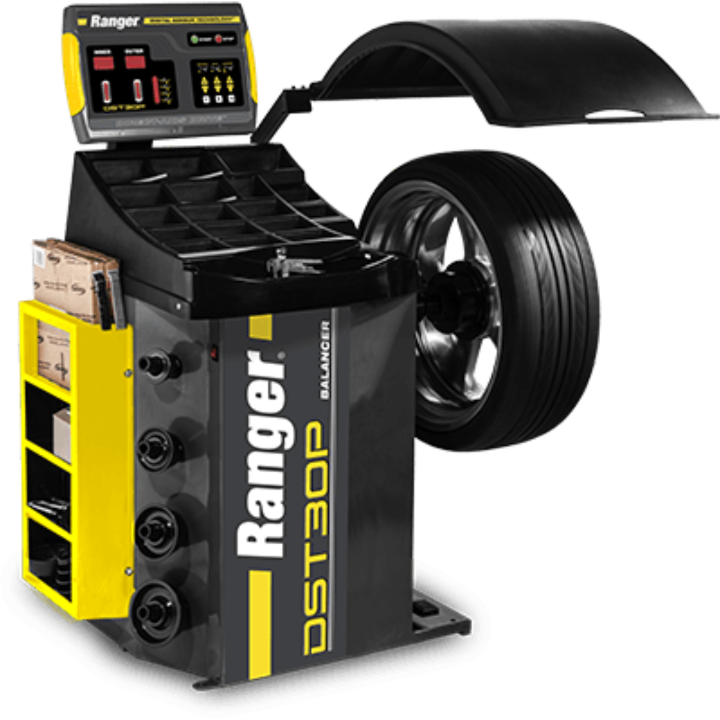Ranger DST30P Wheel Balancer 36mm Shaft Six-Second Balancing Times Gray-Yellow - 5140154