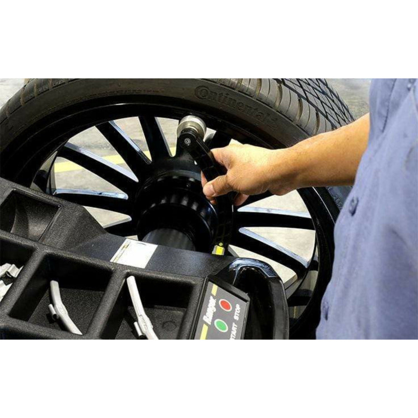 Ranger LS43B 3D Quick-Touch Laser Spot Wheel Balancer 36mm Shaft Gray-Yellow - 5140151