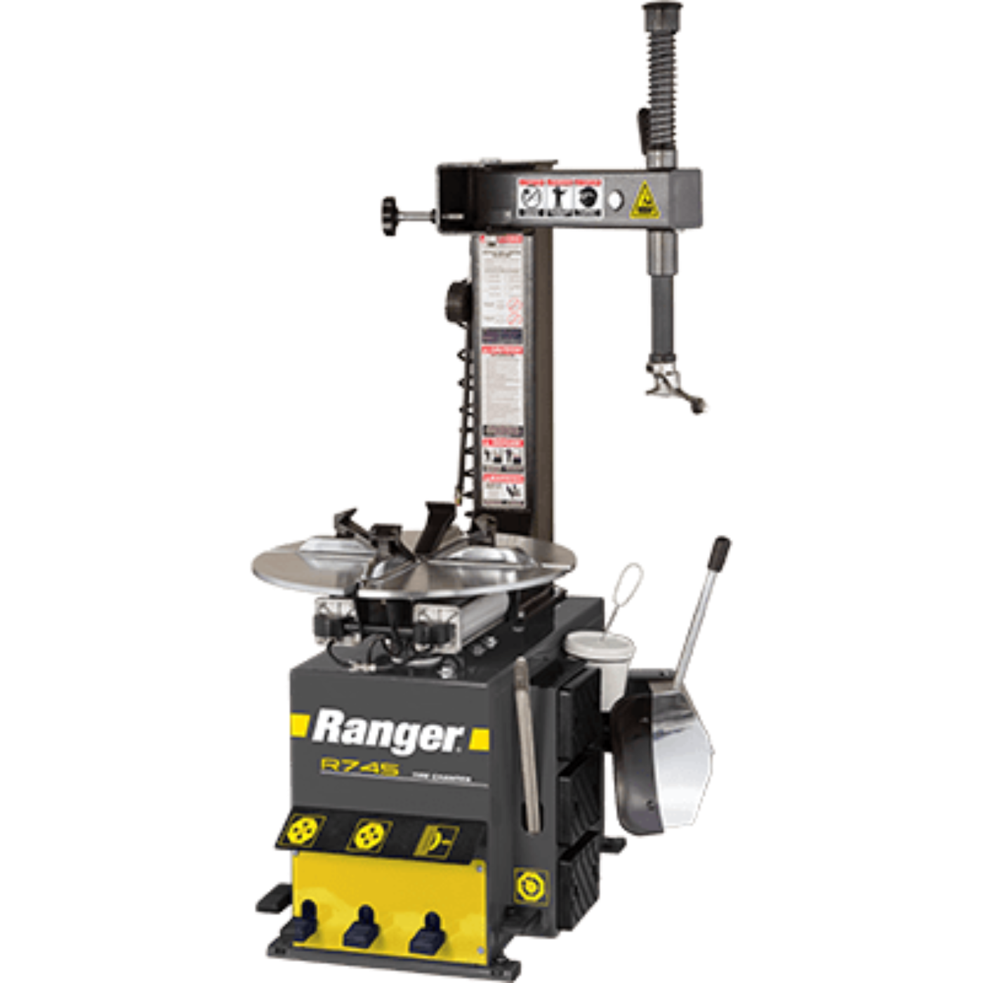 Ranger R745 Swing Arm Tire Changer 21" Capacity Gray-Yellow - 5140148
