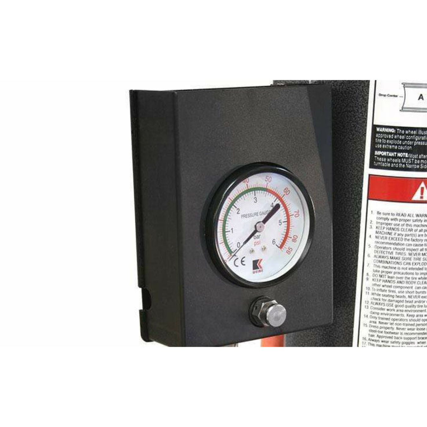 Ranger R76LT Tilt Back Tire Changer 30" Capacity Gray-Yellow - 5140144