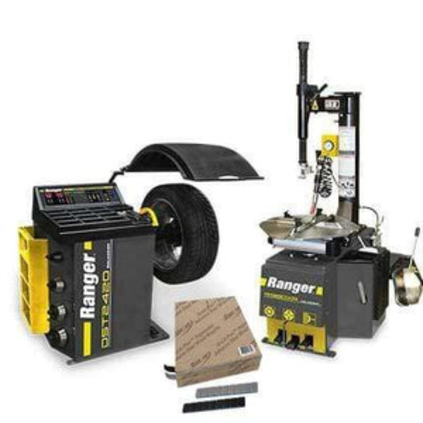 Ranger DST30P Wheel Balancer 36mm Shaft Six-Second Balancing Times Gray-Yellow - 5140154