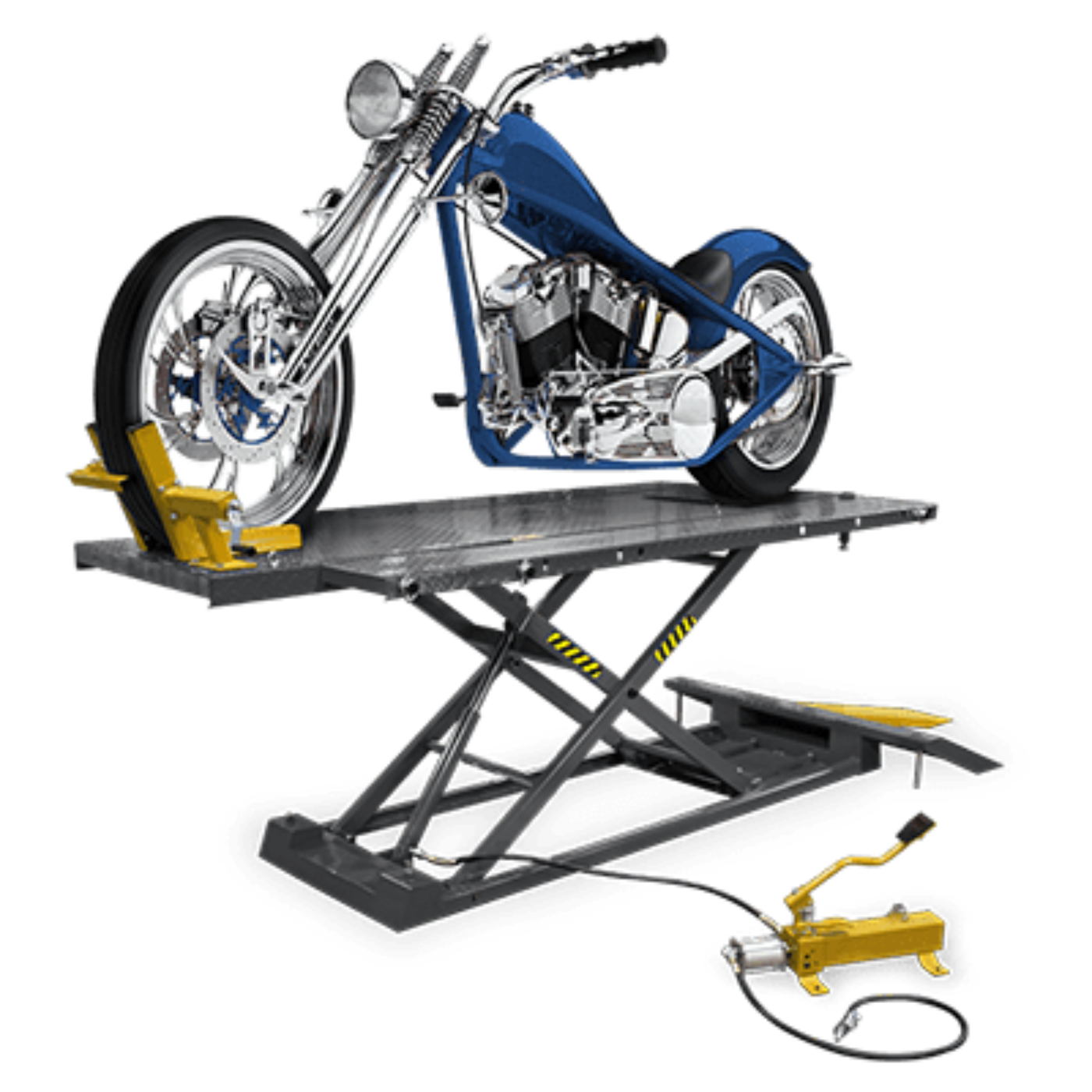 Ranger RML-1500XL Motorcycle Lift Platform With Front Wheel Vise Deluxe Extended - 5150605