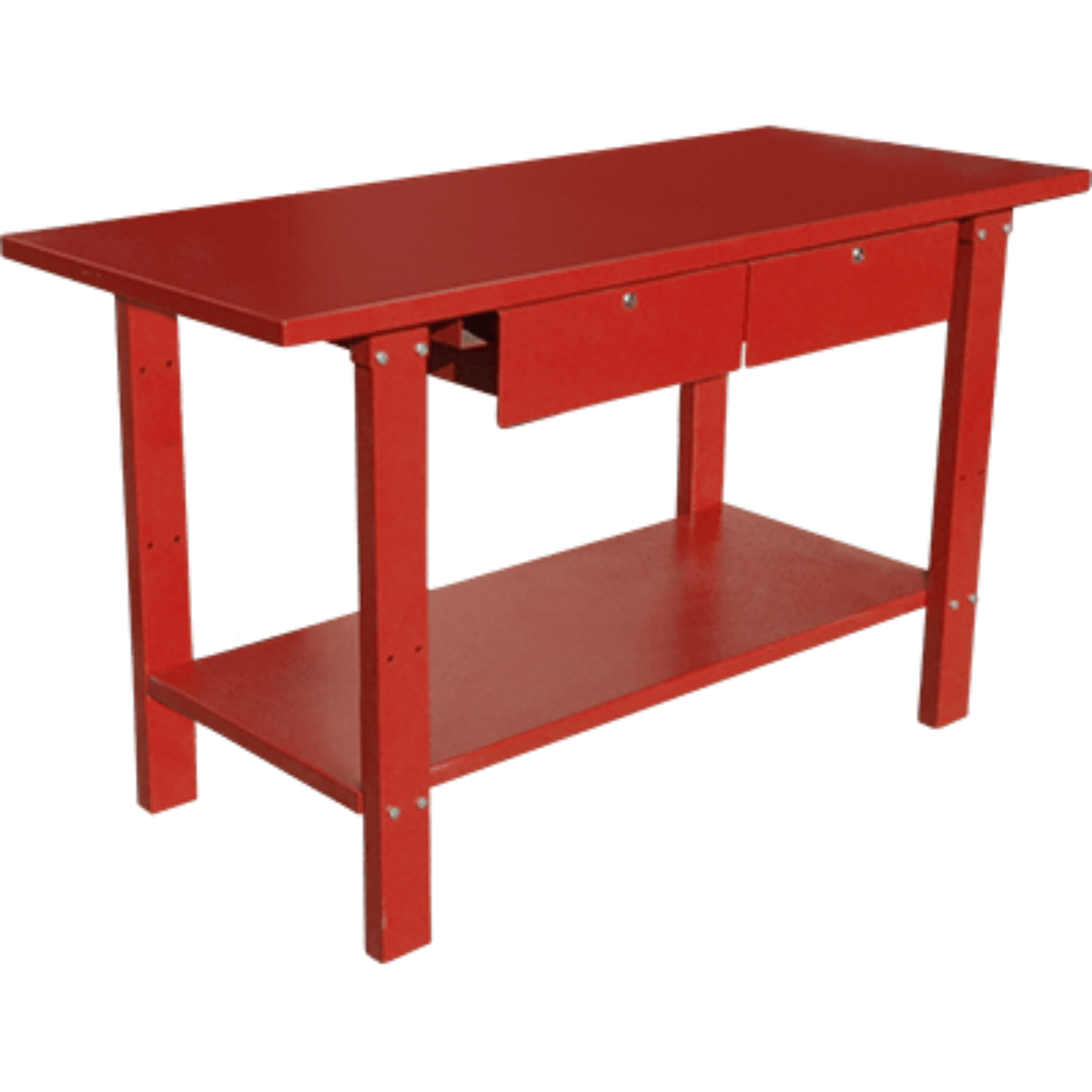 Ranger RWB-2D Heavy-Duty Work Bench, 2-Drawer, 1-Shelf - 5145330