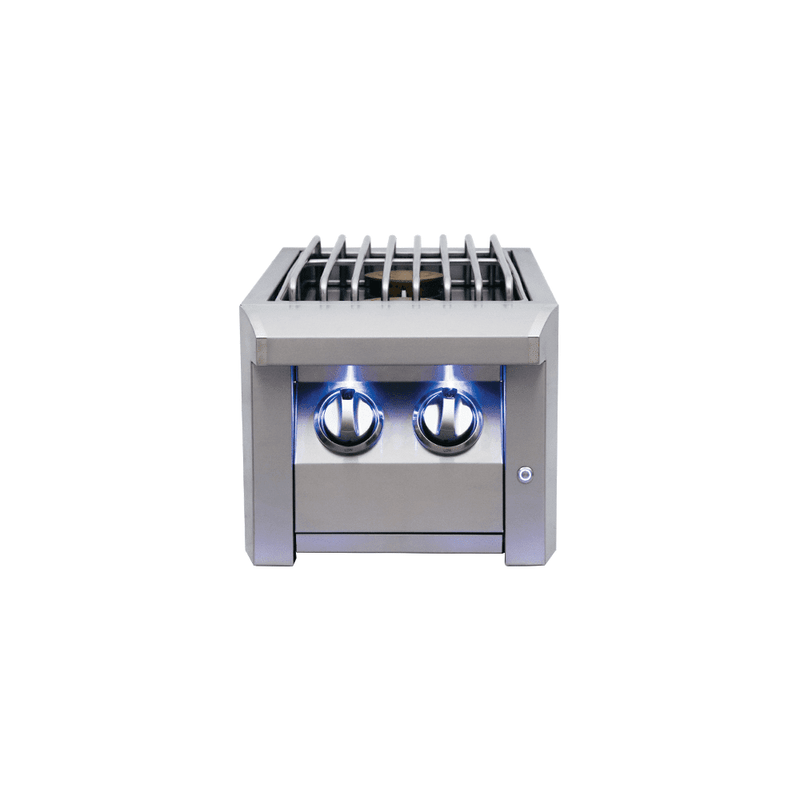 Renaissance Cooking Systems ARG Double Side Burner Slide-in w/Blue LED 36,000 BTU's ASBSSB