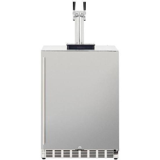 Renaissance Cooking Systems Dual Tap Stainless Kegerator-UL Rated for Outdoors REFR6