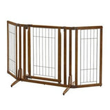 Freestanding Dog Pet Gate With Door - Richell Premium Plus - 94193