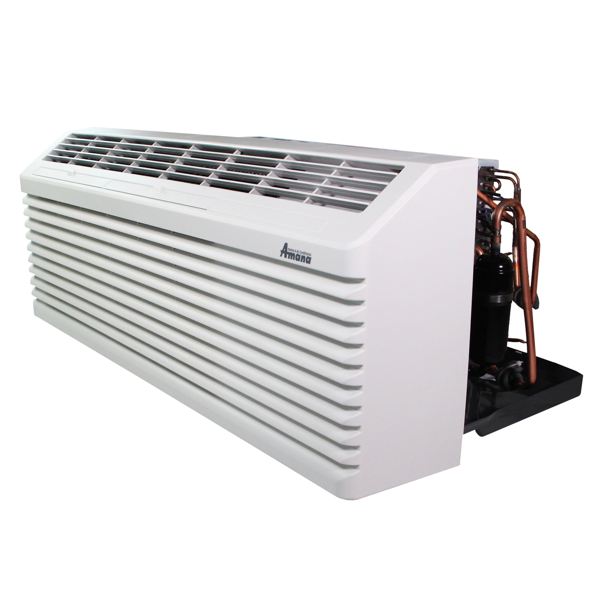 AMANA PTAC 11,800 BTU Air Conditioner PTC123J25AXXX with 2.5 kW Heater 15 Amp plug R32 - APTC12J20043