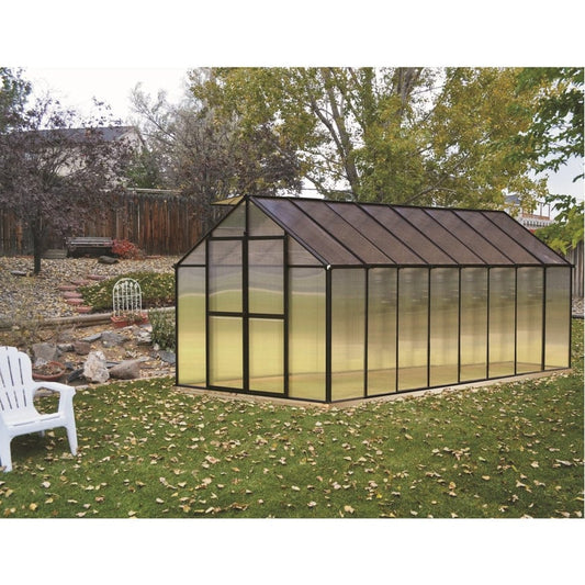 Riverstone MONT Premium Greenhouse | 8 x 16 - MONT-16-BK-PREMIUM