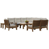 Anderson Teak Riviera 11-Pieces Modular Deep Seating Set - Set-98B