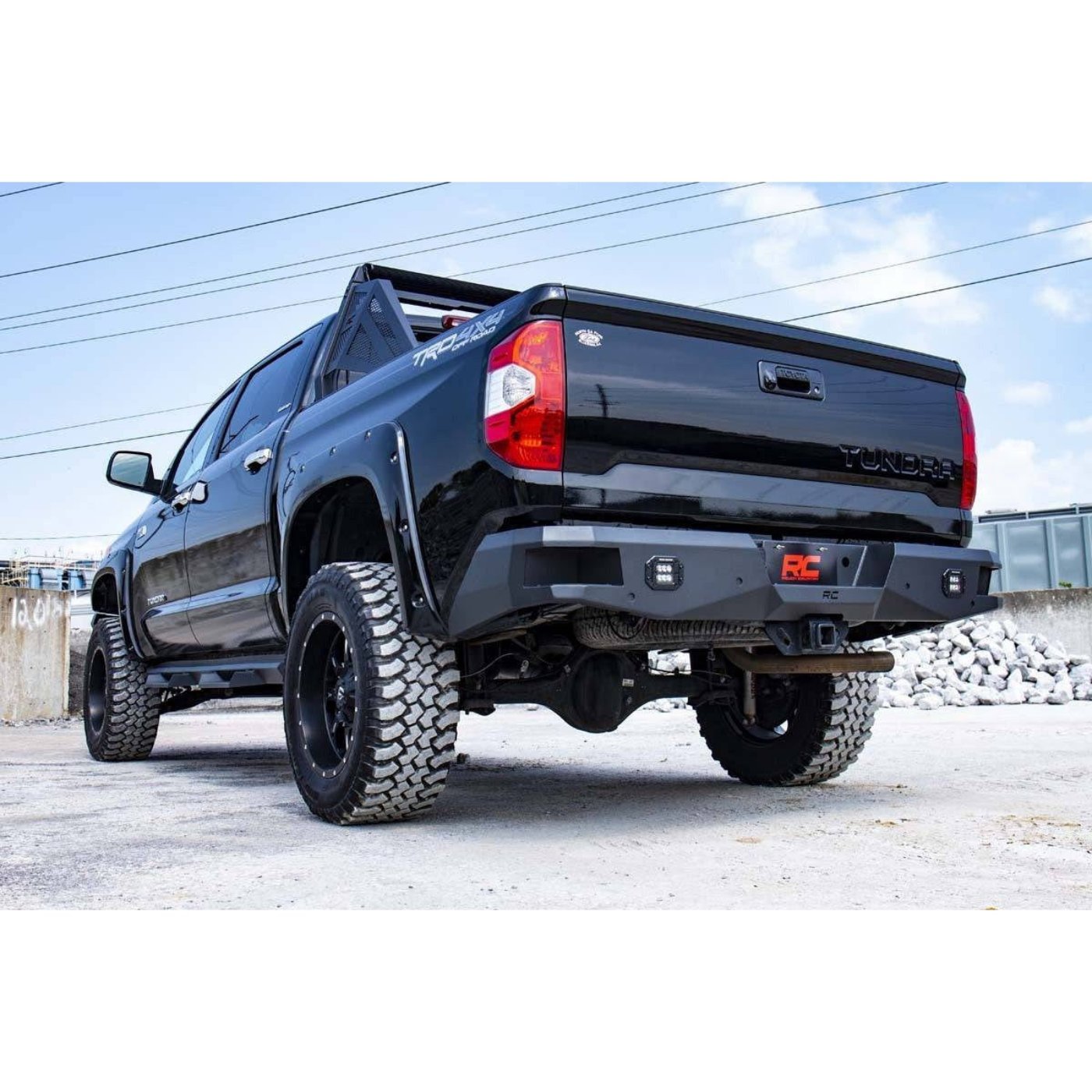 ROUGH COUNTRY HEAVY-DUTY REAR LED BUMPER | 2014-2021 TOYOTA TUNDRA - 10778