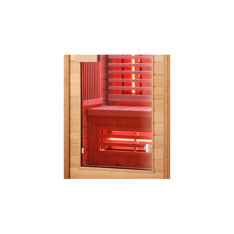 Sauna Hammam BOREAL® DIFFUSION 90 INFRARED SAUNA - 1 SEAT FULL SPECTRUM - 90X90 - PRE ORDER MAY