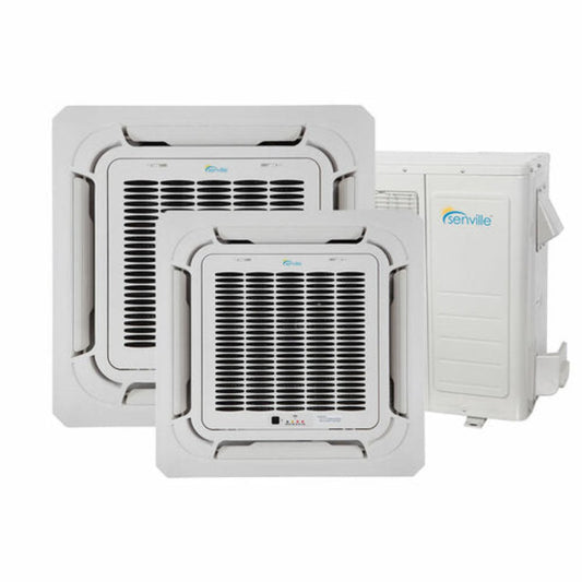 Senville 36000 BTU Ceiling Cassette Air Conditioner - Heat Pump - SENA/36HF/DIC