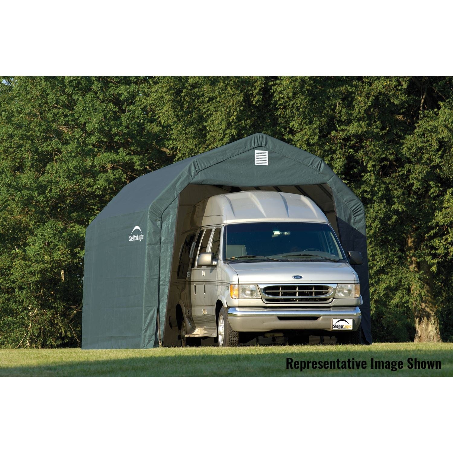 ShelterLogic | ShelterCoat 12 x 20 ft. Garage Barn Green STD