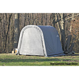 ShelterLogic | ShelterCoat 10 x 12 ft. Wind and Snow Rated Garage Round Gray STD