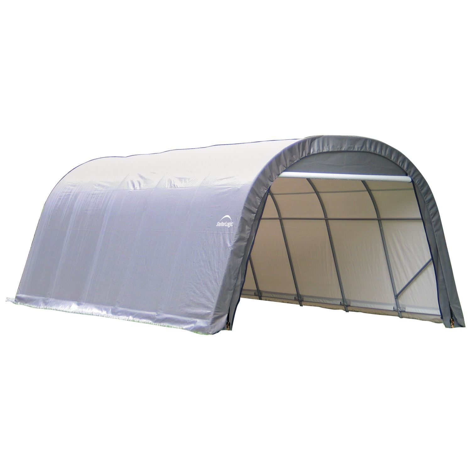 ShelterLogic | ShelterCoat 12 x 20 ft. Wind and Snow Rated Garage Round Gray STD - 71332