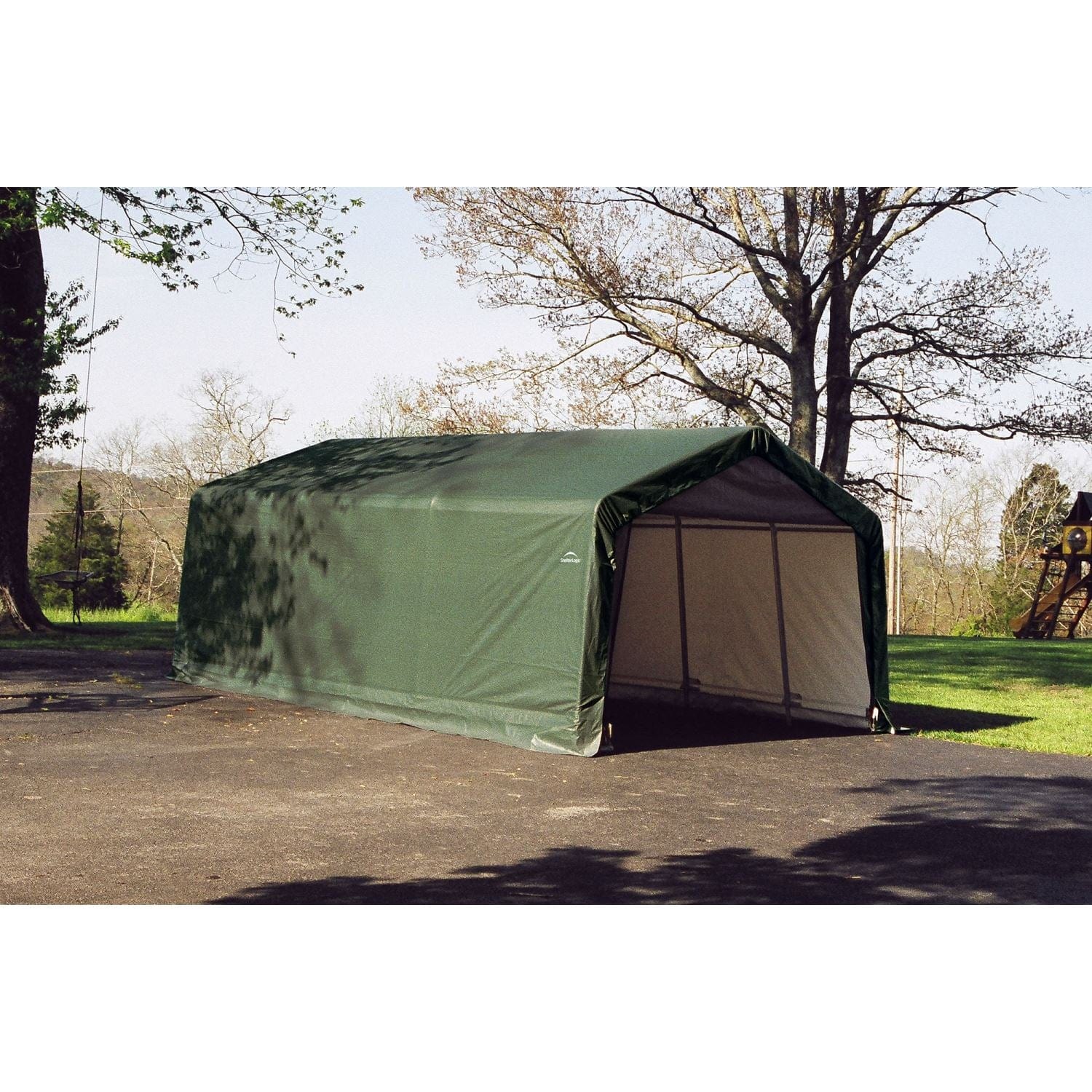 ShelterLogic | ShelterCoat 13 x 20 ft. Garage Peak Green STD