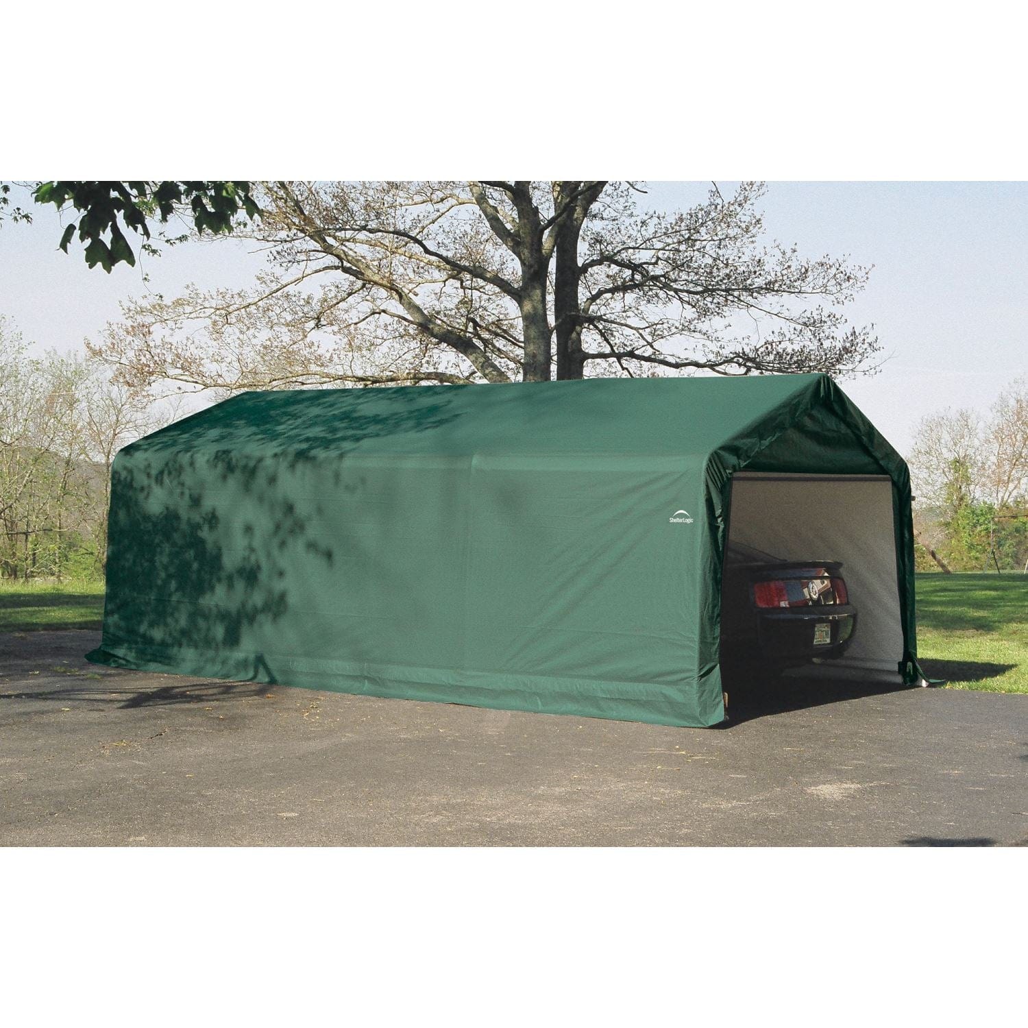 ShelterLogic | ShelterCoat 13 x 20 ft. Garage Peak Green STD