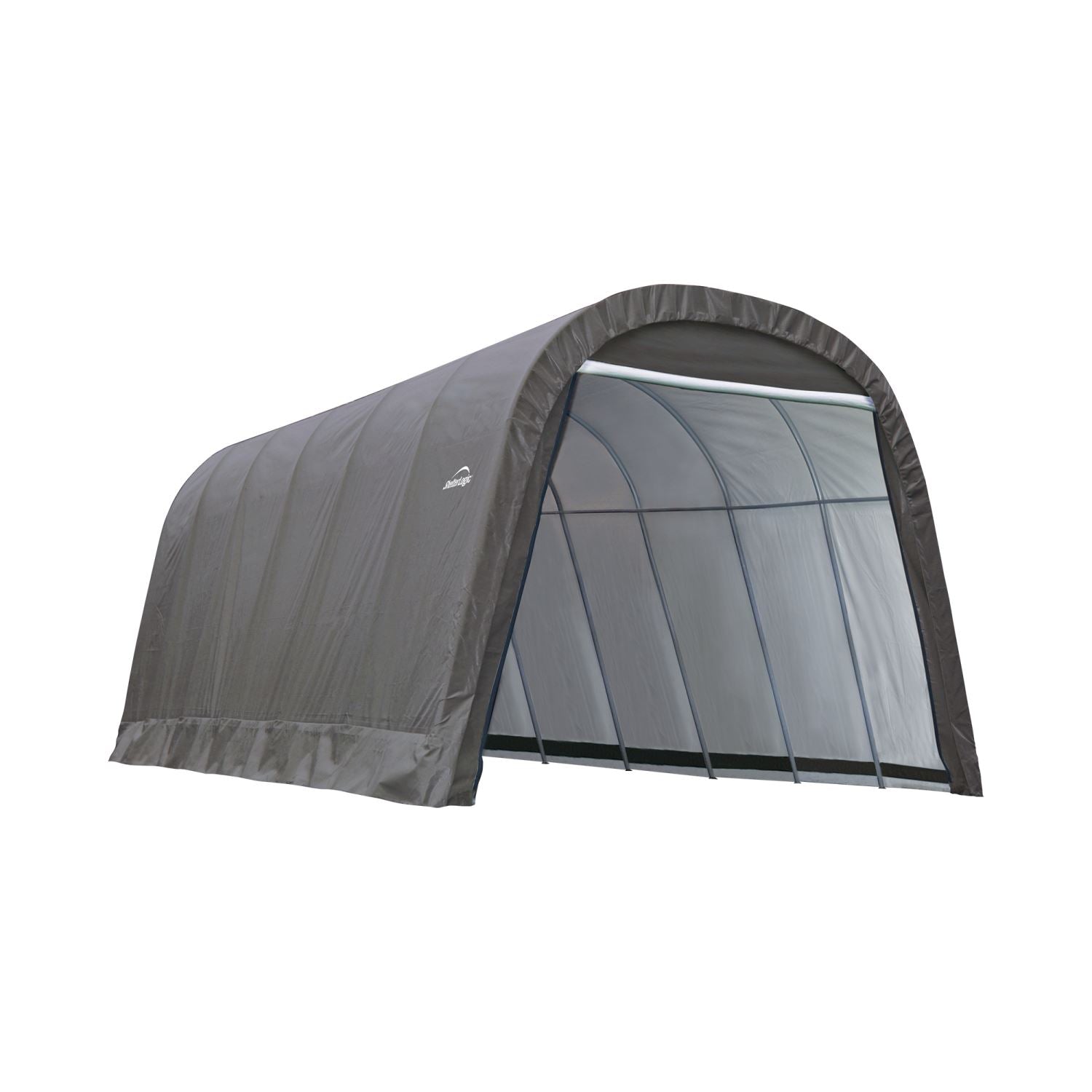 ShelterLogic | ShelterCoat 13 x 24 ft. Wind and Snow Rated Garage Round Gray STD - 74332