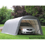 ShelterLogic | ShelterCoat 13 x 28 ft. Wind and Snow Rated Garage Round Gray STD