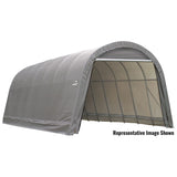 ShelterLogic | ShelterCoat 15 x 28 ft. Wind and Snow Rated Garage Round Gray STD -95333