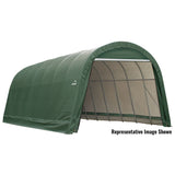 ShelterLogic | ShelterCoat 15 x 28 ft. Wind and Snow Rated Garage Round Green STD