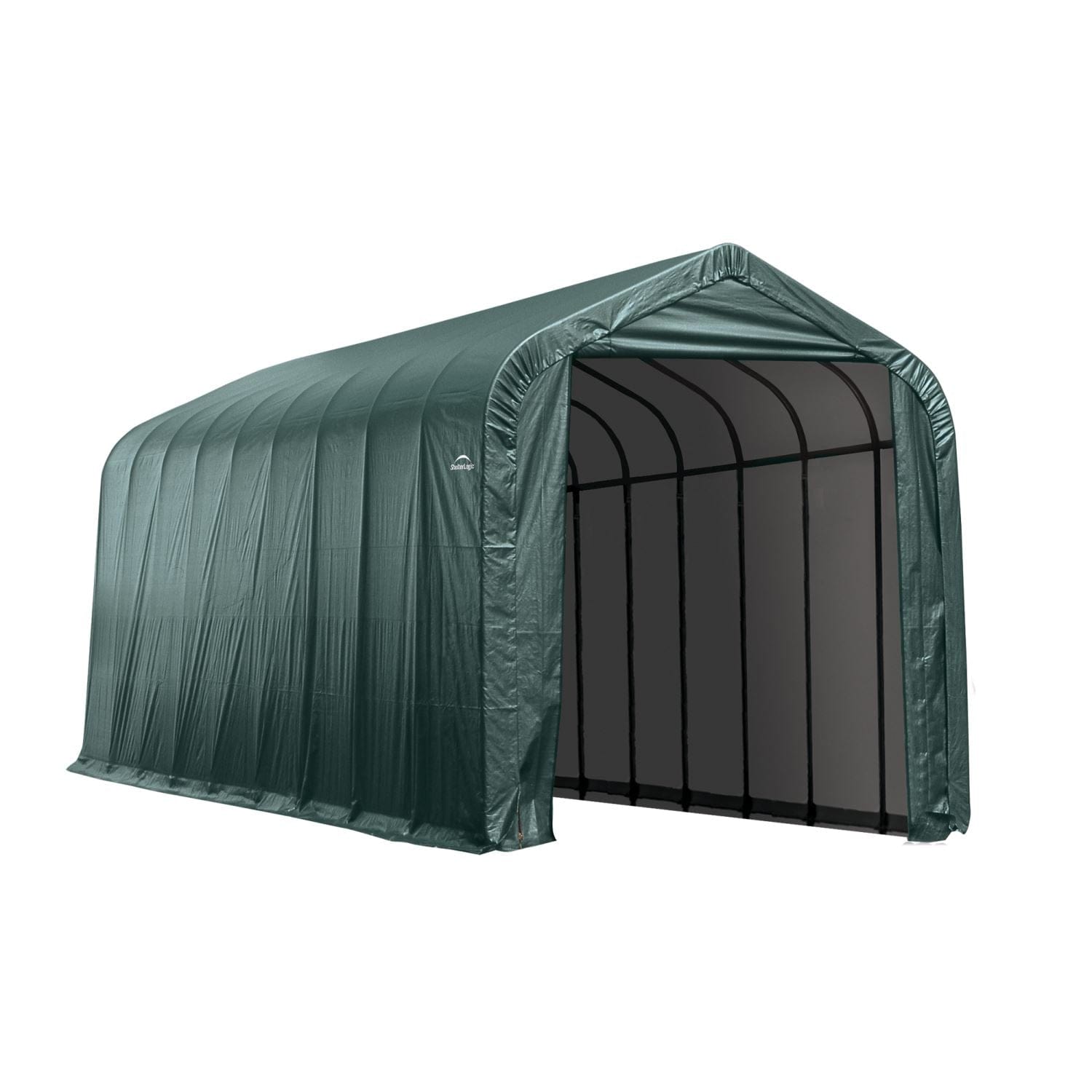 ShelterLogic | ShelterCoat 16 x 40 ft. Garage Peak Green STD