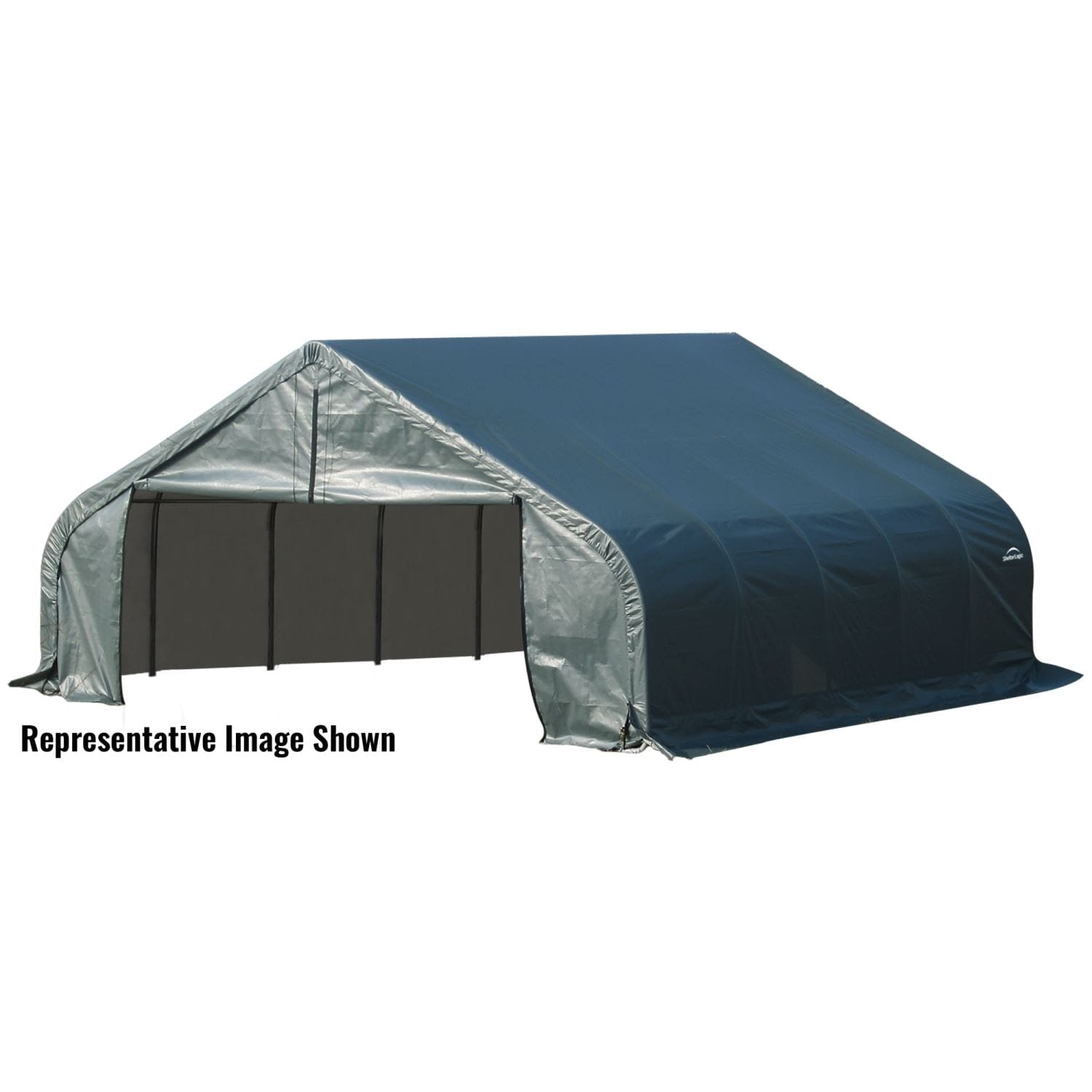 ShelterLogic | ShelterCoat 22 x 20 ft. Garage Peak Green STD - 82044