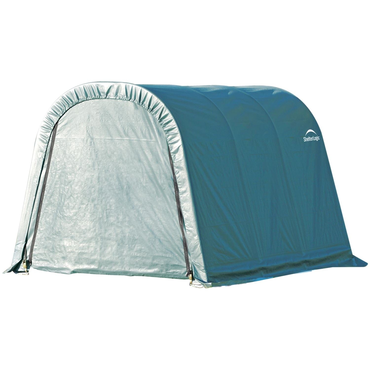 ShelterLogic | ShelterCoat 8 x 12 ft. Wind and Snow Rated Garage Round Green STD - 76814