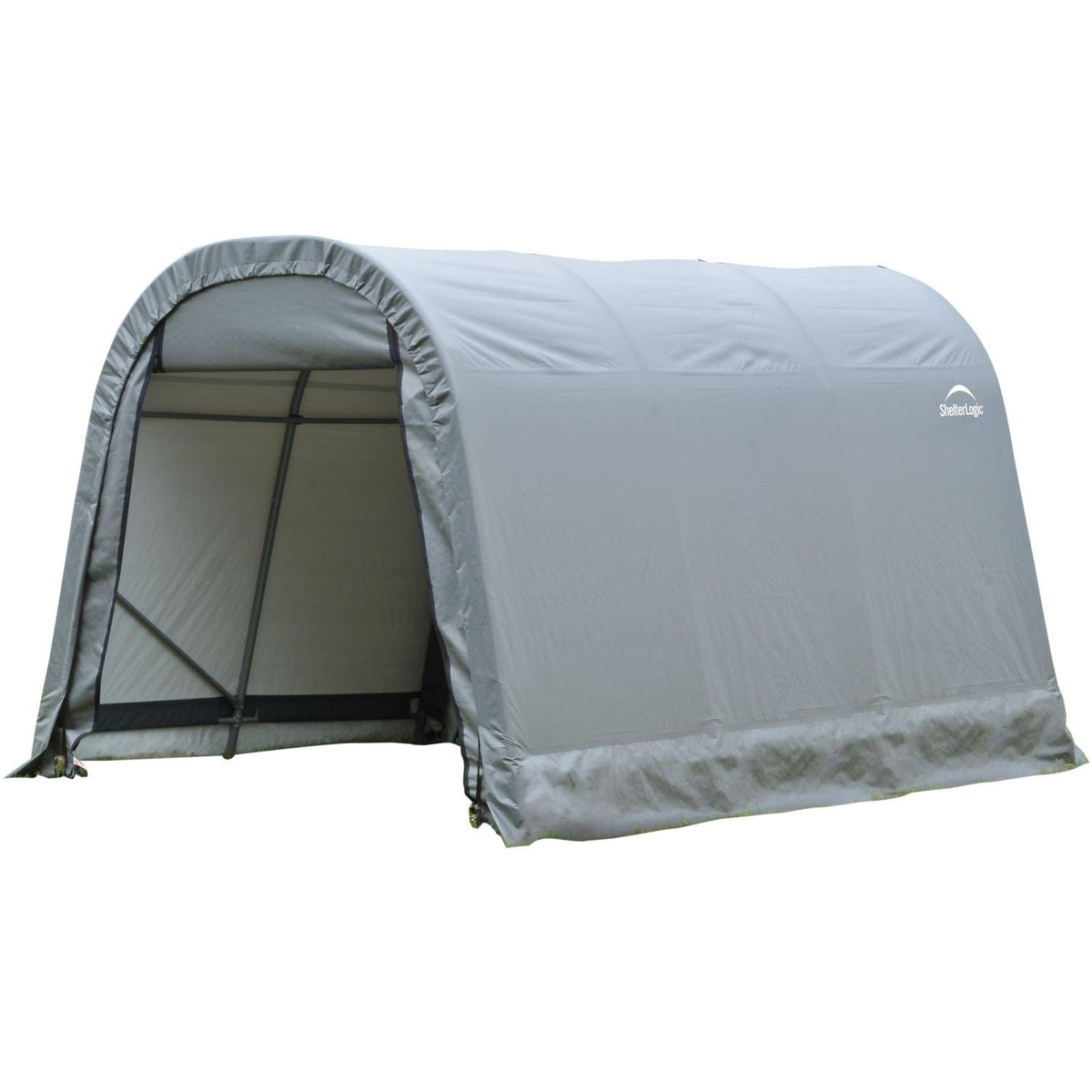 ShelterLogic | ShelterCoat 8 x 16 ft. Wind and Snow Rated Garage Round Gray STD