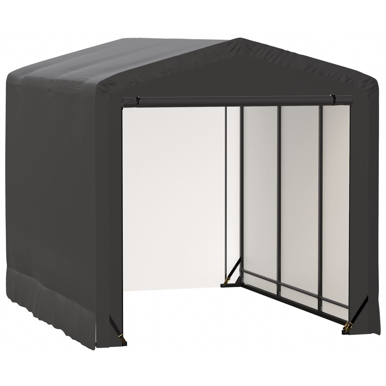 ShelterLogic | ShelterTube Wind and Snow-Load Rated Garage 10x14x10 Gray - SQAACC0103C01001410