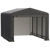 ShelterLogic | ShelterTube Wind and Snow-Load Rated Garage 10x14x8 Gray