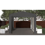 ShelterLogic | ShelterTube Wind and Snow-Load Rated Garage 10x18x8 Gray