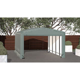 ShelterLogic | ShelterTube Wind and Snow-Load Rated Garage 12x18x8 Green