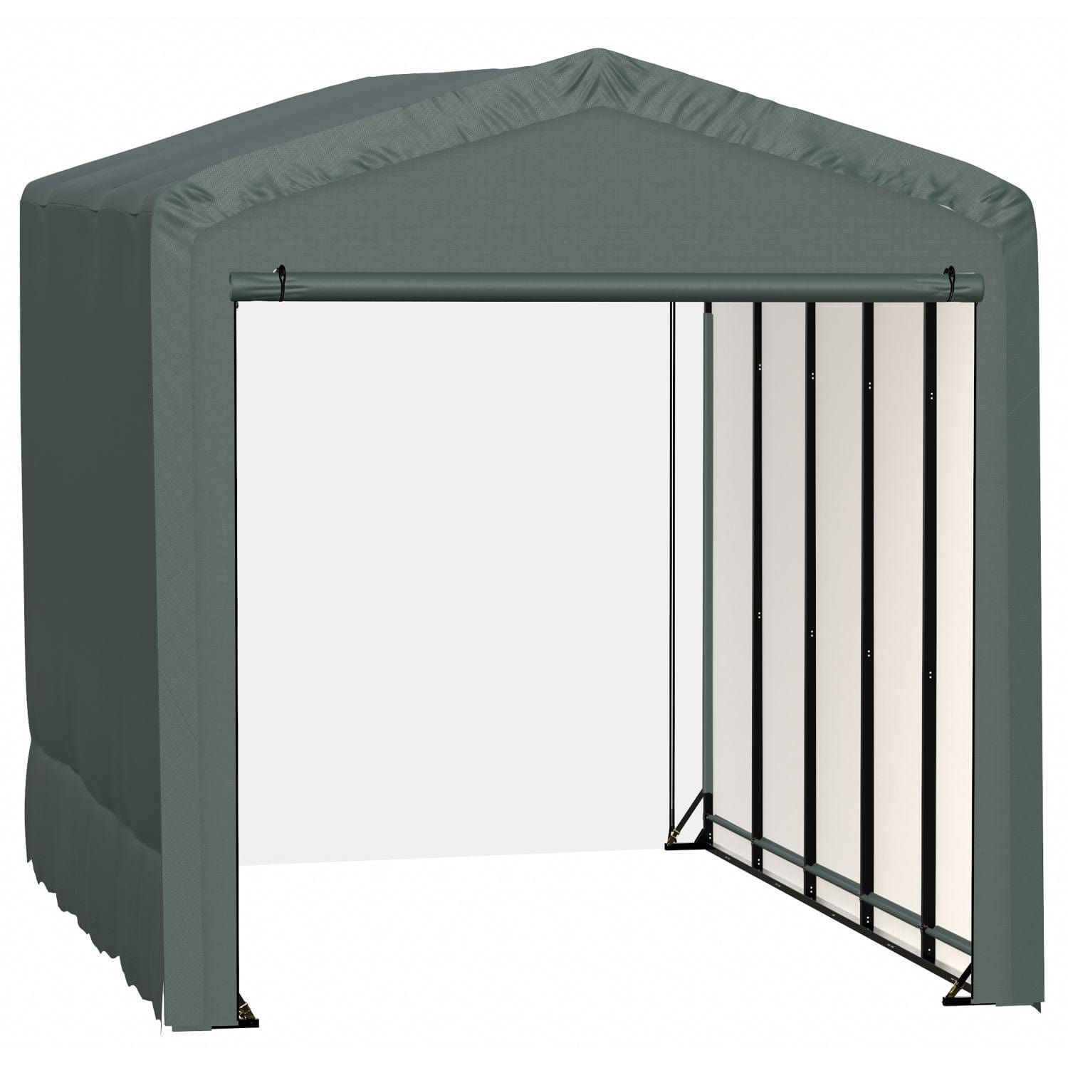 ShelterLogic | ShelterTube Wind and Snow-Load Rated Garage 14x23x16 Green - SQAACC0104C01402716