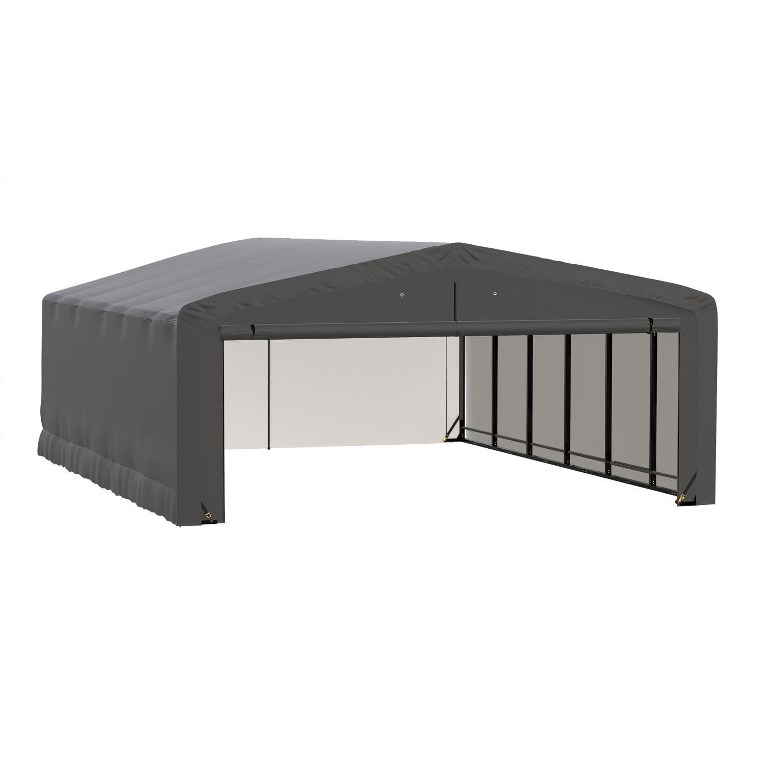 ShelterLogic | ShelterTube Wind and Snow-Load Rated Garage 20x27x10 Gray - SQAADD0103C02002710