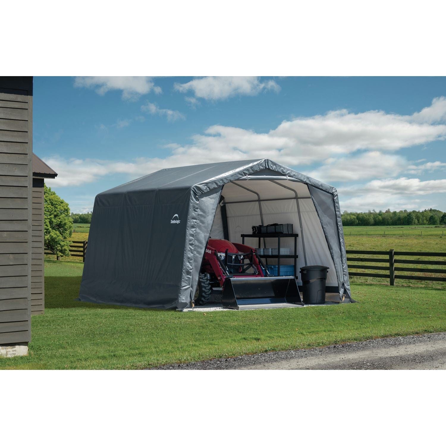 ShelterLogic | Shed-in-a-Box XT 12'x12'x9.5' Peak Gray - 70480