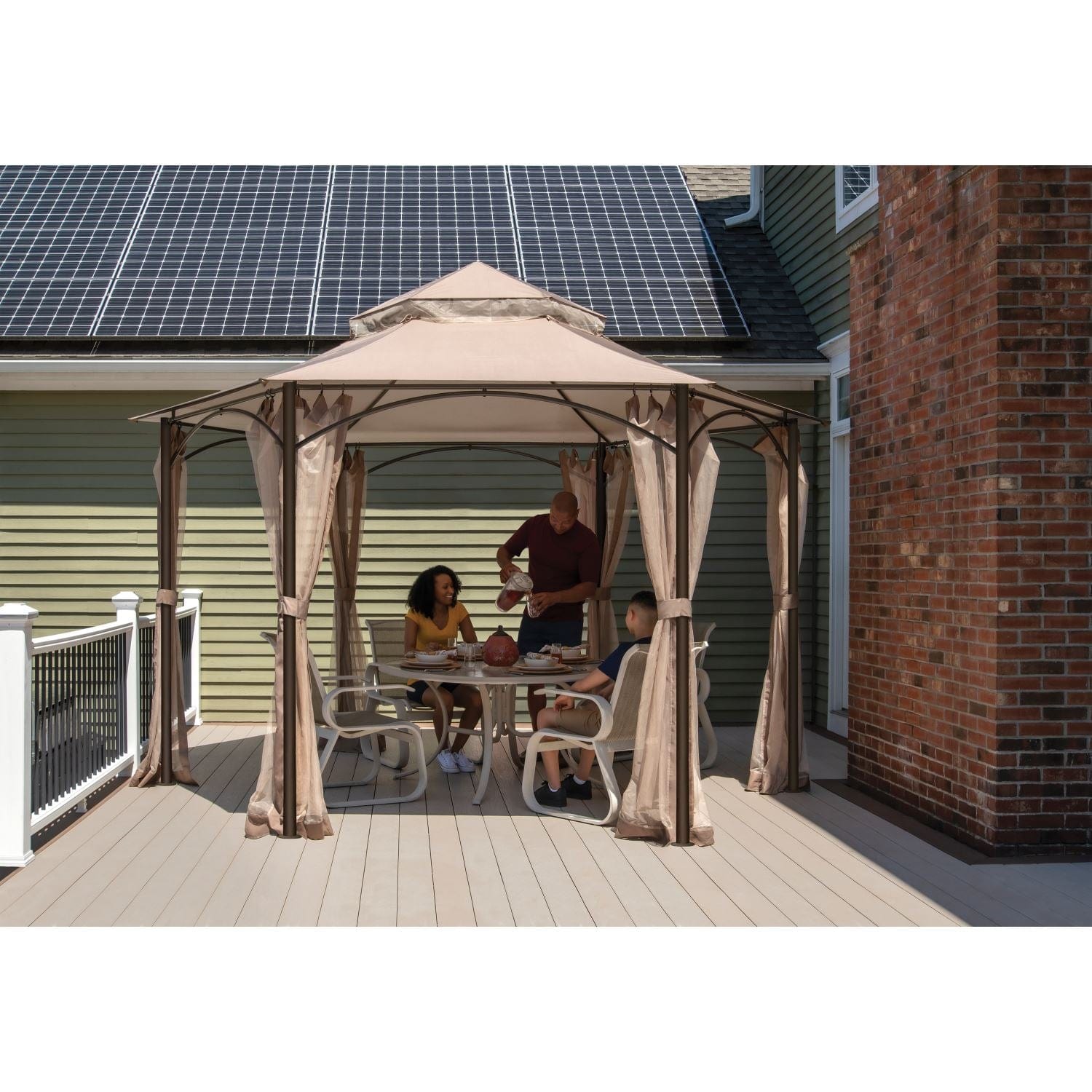 ShelterLogic | Magnolia Gazebo 11x11 Bronze