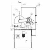 Kalamazoo Industries 14 Inch Chop Saw with Vacuum 1ph - K12-14V