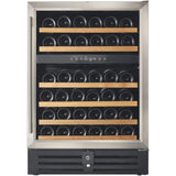 Smith and Hanks 46 Bottle Dual Zone Wine Cooler, Stainless Steel Door Trim - RW145DR