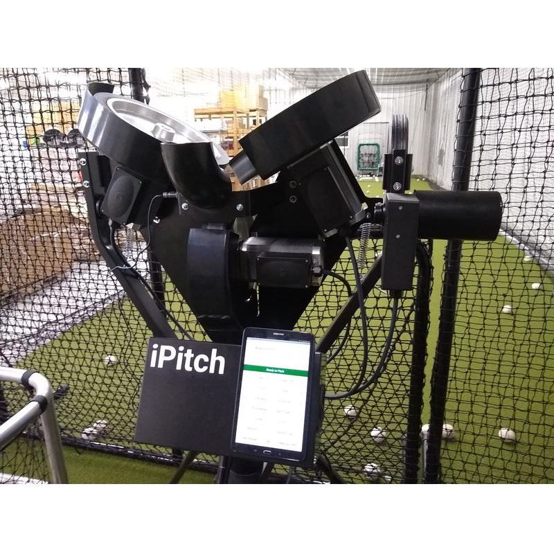 Spinball iPitch Smart Combo Baseball & BB-XL 3 Wheel Pitching Machine IPC3