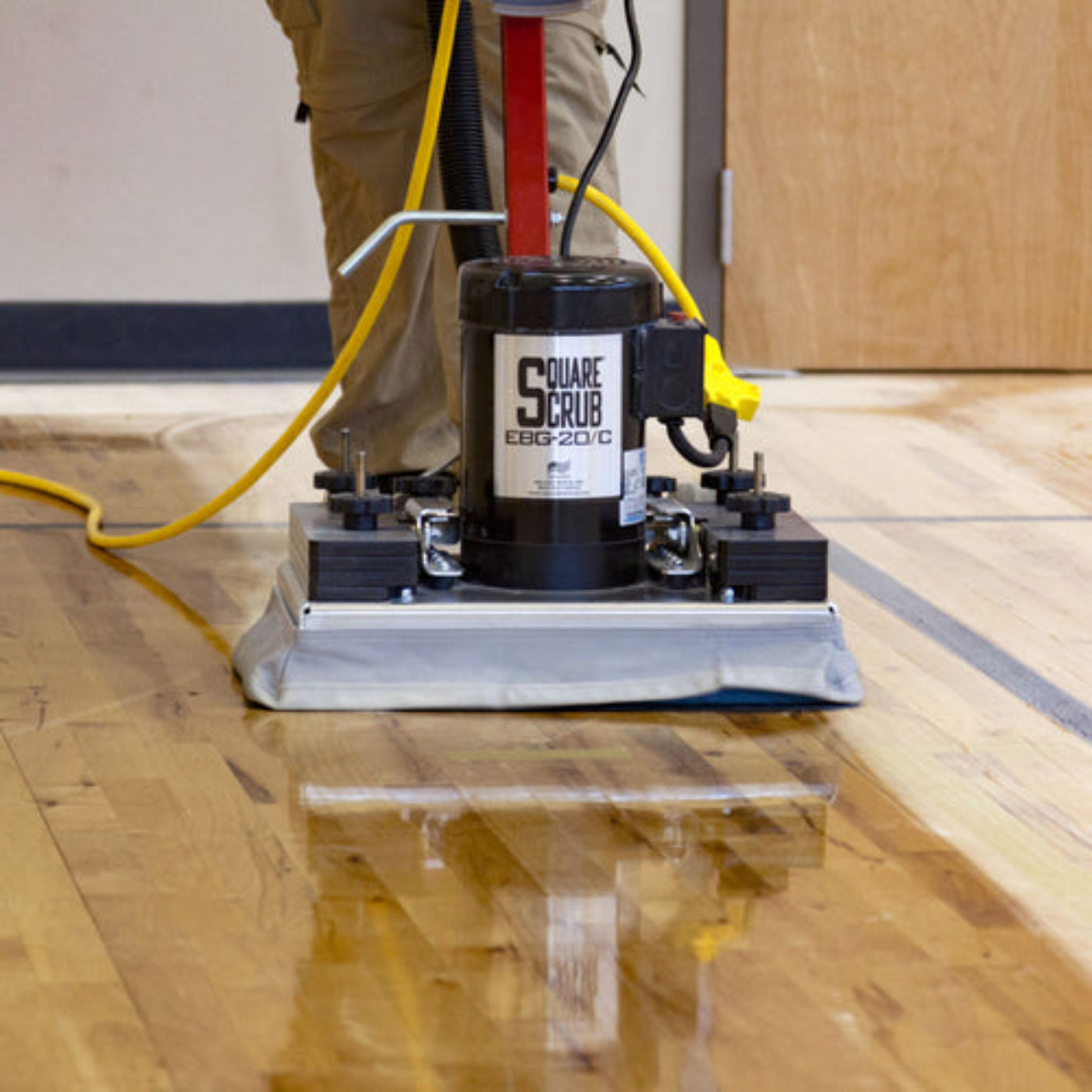 Square Scrub EBG-20C 14" x 20" Pivot Chemical Free Orbital Floor Stripping Machine - SQU-EBG-20C-PIVOT