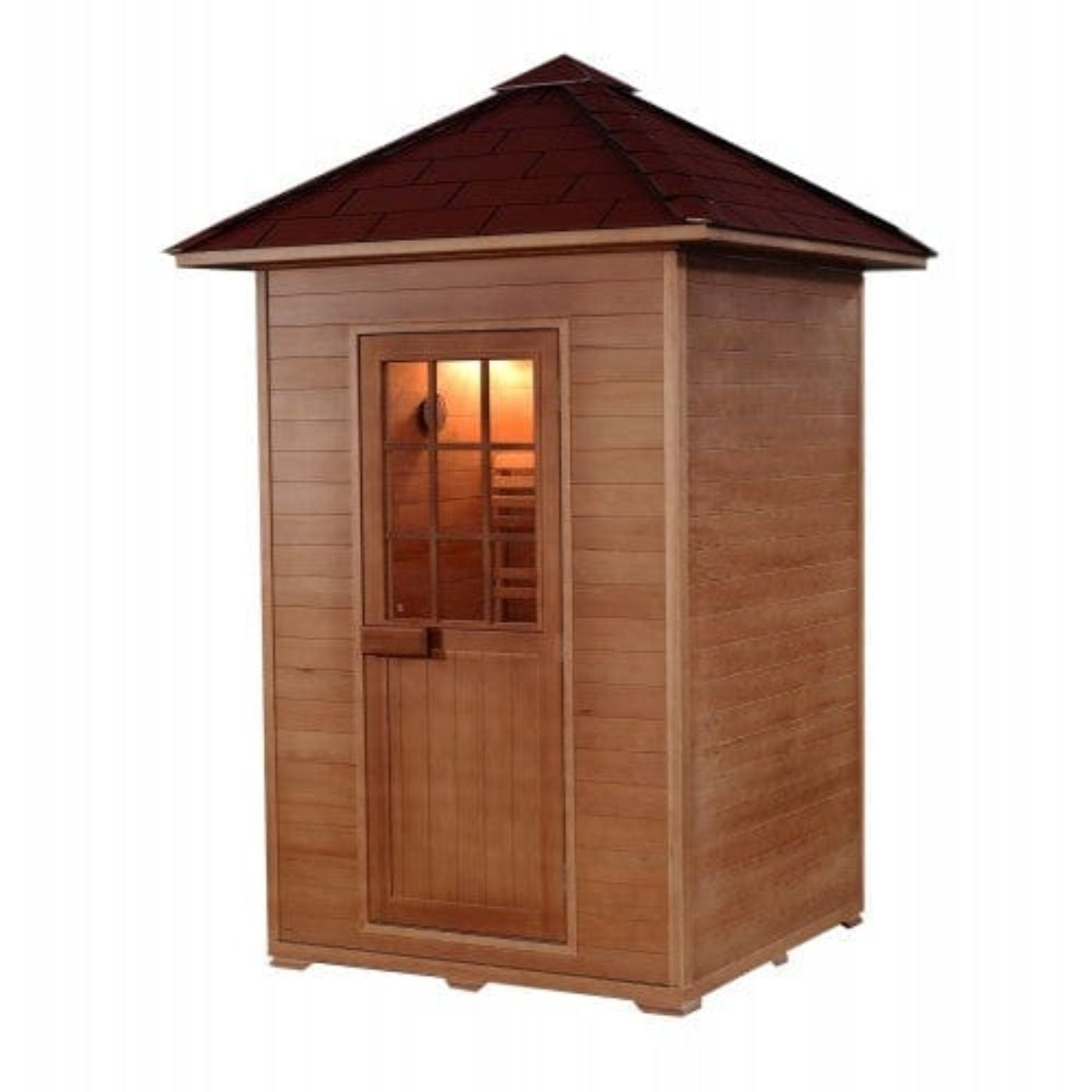 SunRay Eagle Outdoor 2 Person Traditional Steam Sauna - HL200D1 - Backyard Provider