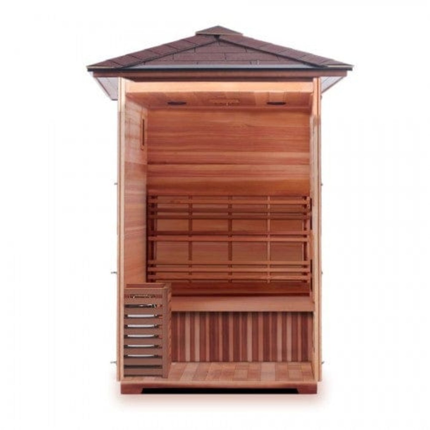 SunRay Eagle Outdoor 2 Person Traditional Steam Sauna - HL200D1 - Backyard Provider