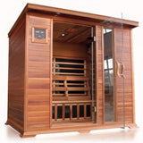 SunRay Savannah Indoor 3 Person Far Infrared Sauna with Carbon Heater - HL300K - Backyard Provider