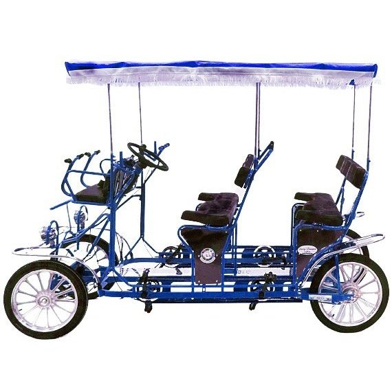 Surrey LIMOUSINE DELUXE 7 SPEED Four Wheel 4 Pedalers Dual Sides Pedal Bike